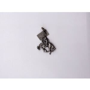 Vintage Spencer Sterling Silver Alamo Bucking Bronco Charm